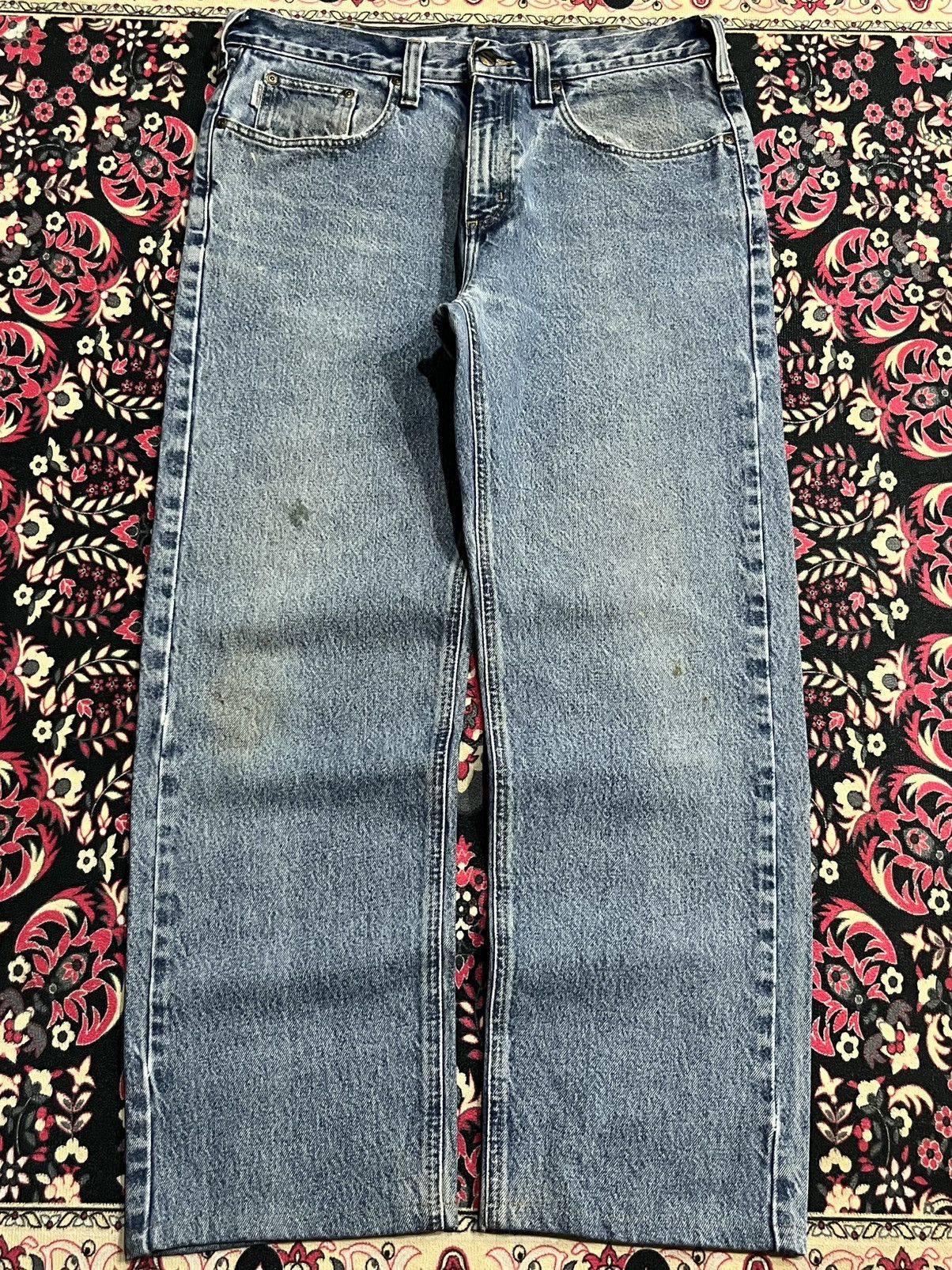 Carhartt Vintage Carhartt Classic Light Blue Relaxed Fit Jeans Size US 34 / EU 50 - 2 Thumbnail