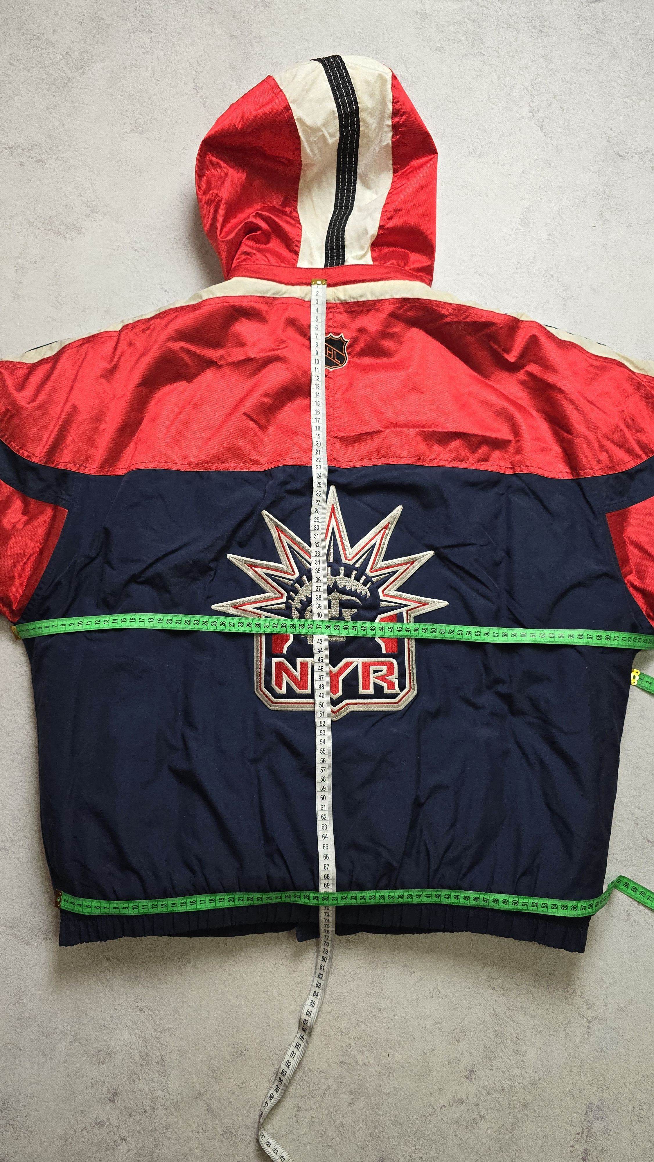VTG New York Rangers Liberty 90s Puffer NHL Hockey Jacket