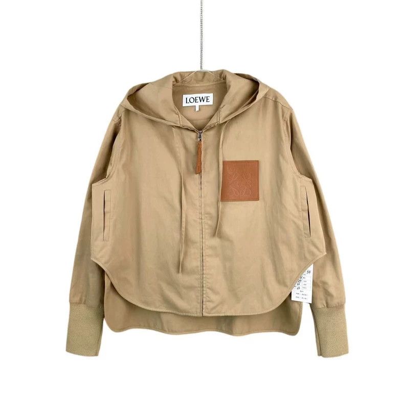 Loewe Loewe Cotton Hooded Short Trench Coat Size US XS / EU 42 / 0 - 1 Thumbnail