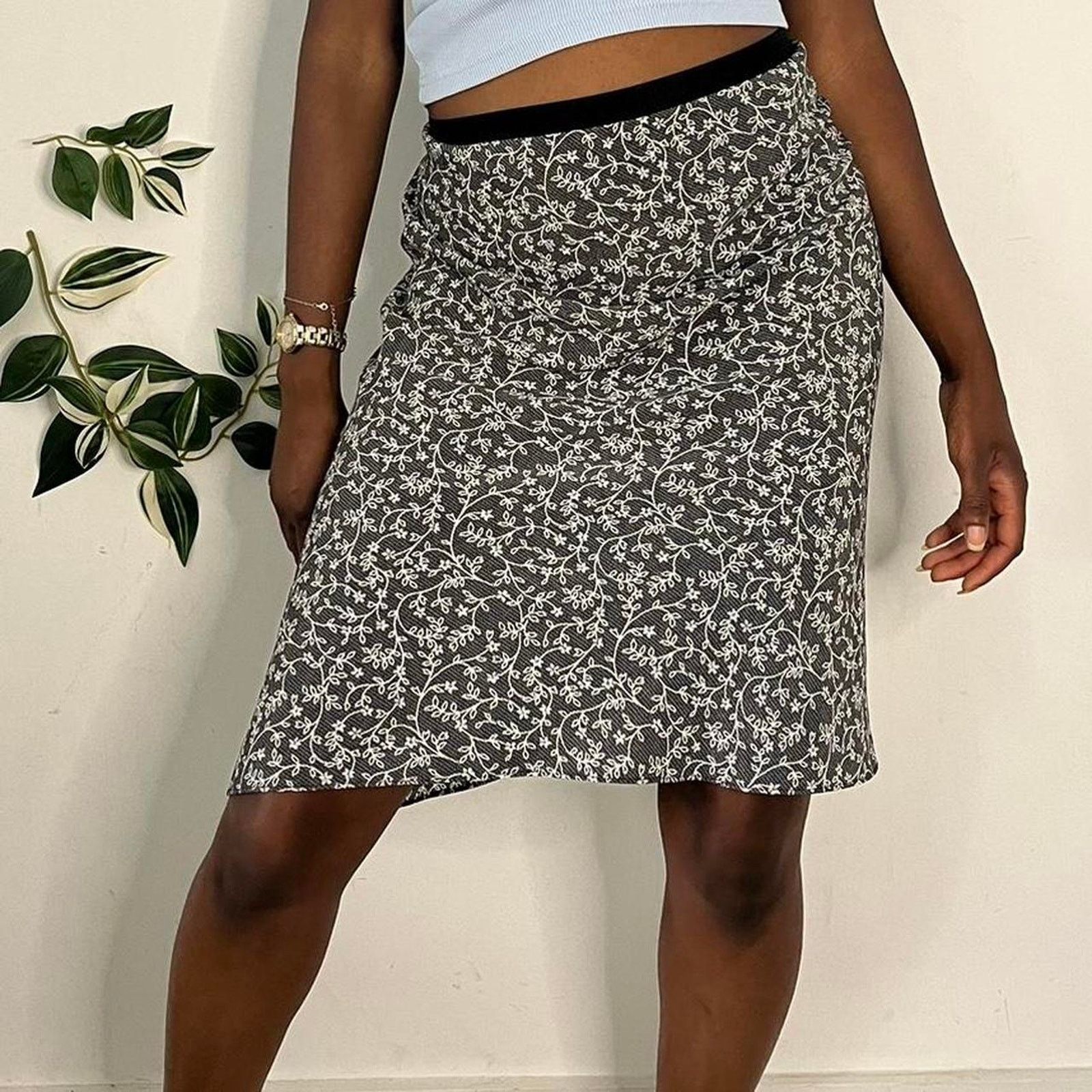 Other Vintage floral skirt Size 32" / US 10 / IT 46 - 1 Thumbnail