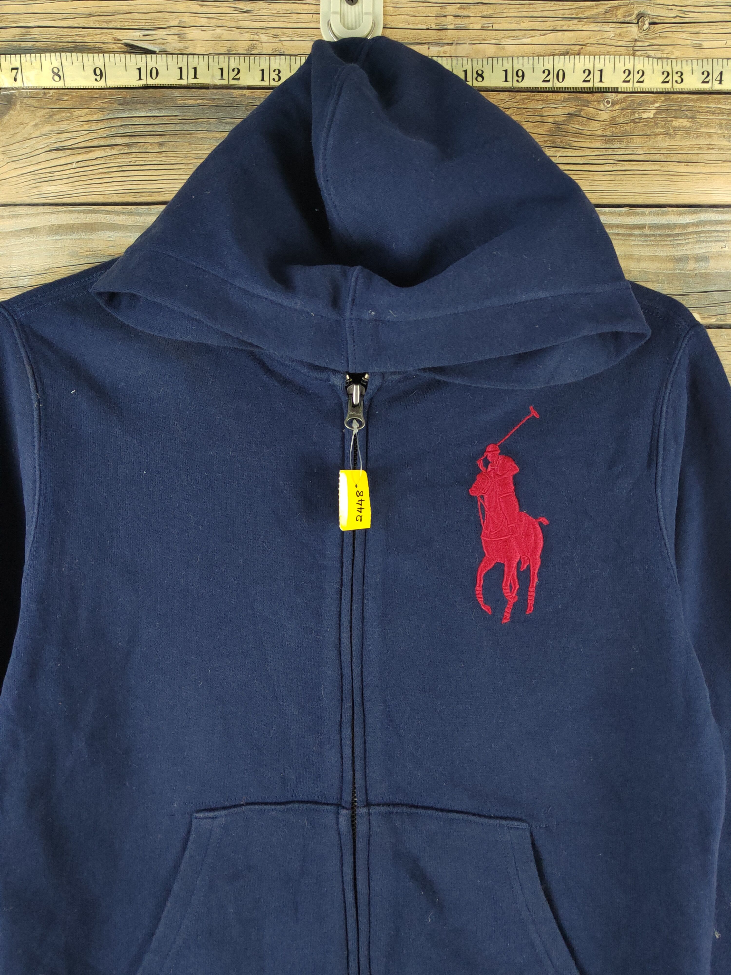 Polo Ralph Lauren DL Polo Ralph Lauren Navy Hoodie Sweaters #2448 Size S / US 4 / IT 40 - 2 Thumbnail