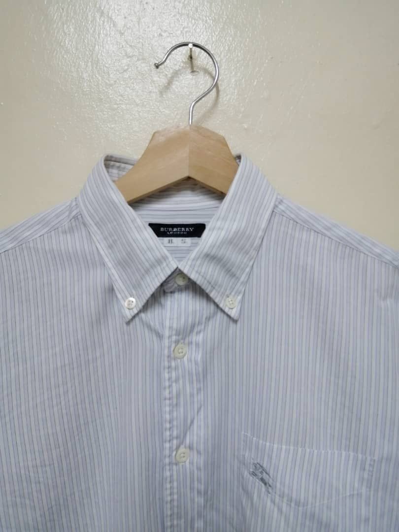 Burberry × Vintage Vintage Burberry London Button Shirt Size US L / EU 52-54 / 3 - 2 Thumbnail