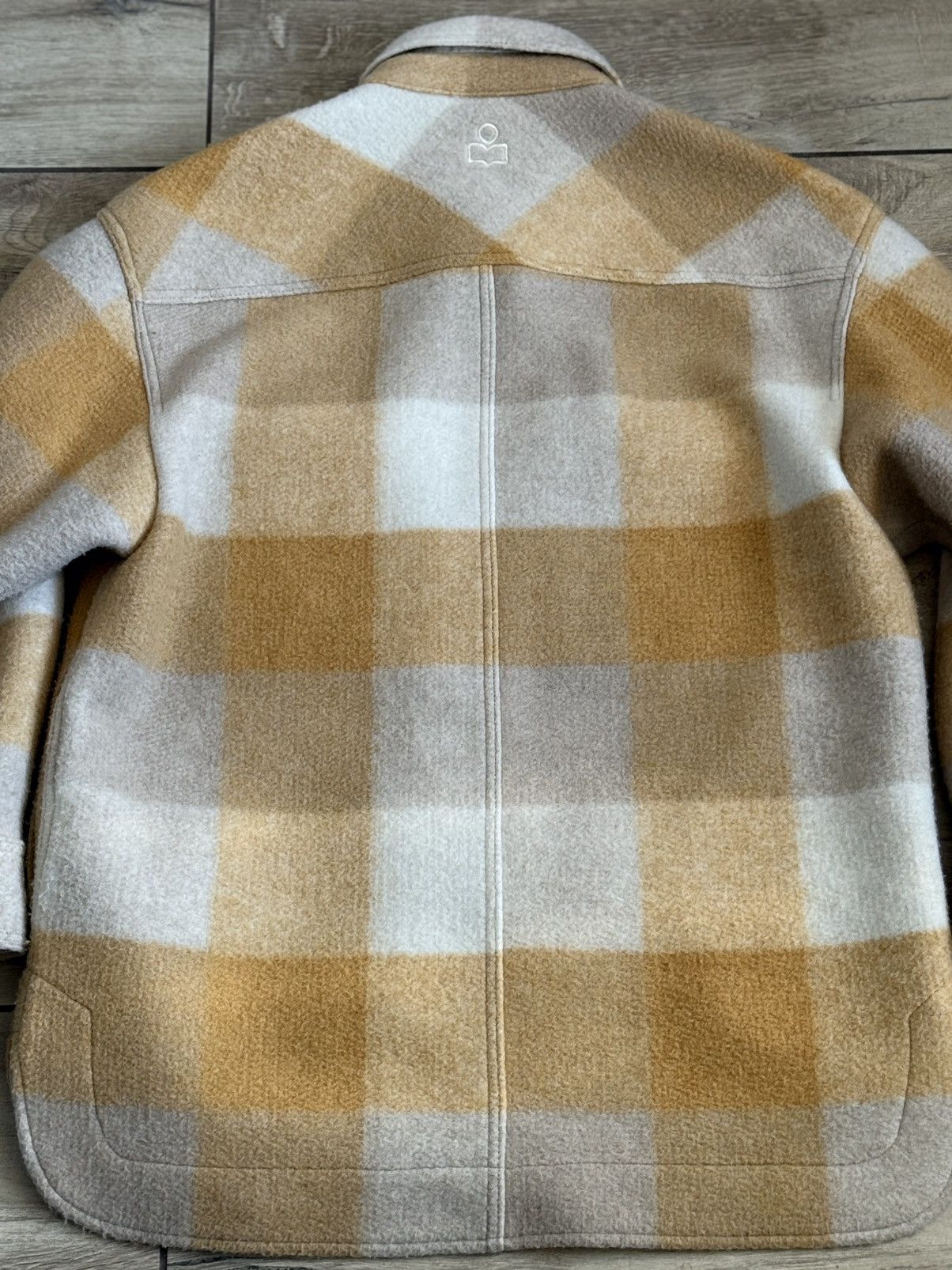 Isabel Marant Etoile Isabel Marant Haveli Jacket Coat Wool Yellow Checked size 36 Size S / US 4 / IT 40 - 8 Thumbnail