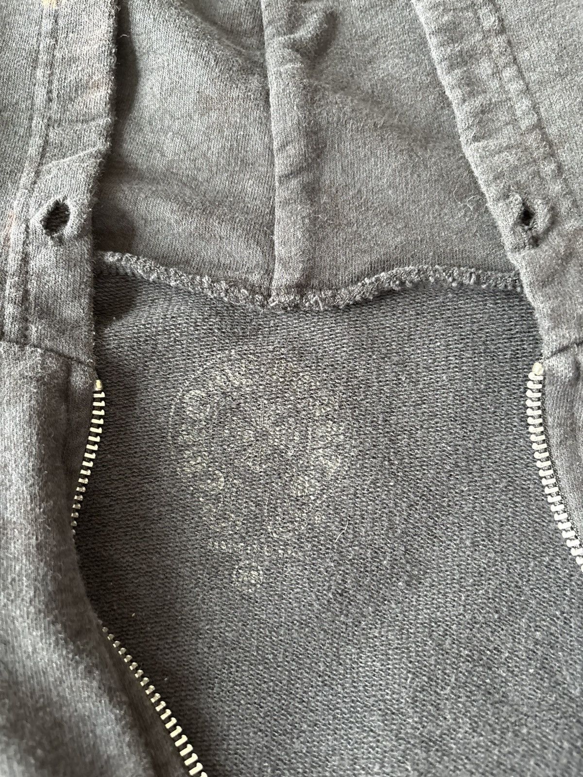 Chrome Hearts Chrome Hearts Monogram Verticle Logo Zip Up Hoodie Size US XS / EU 42 / 0 - 9 Thumbnail