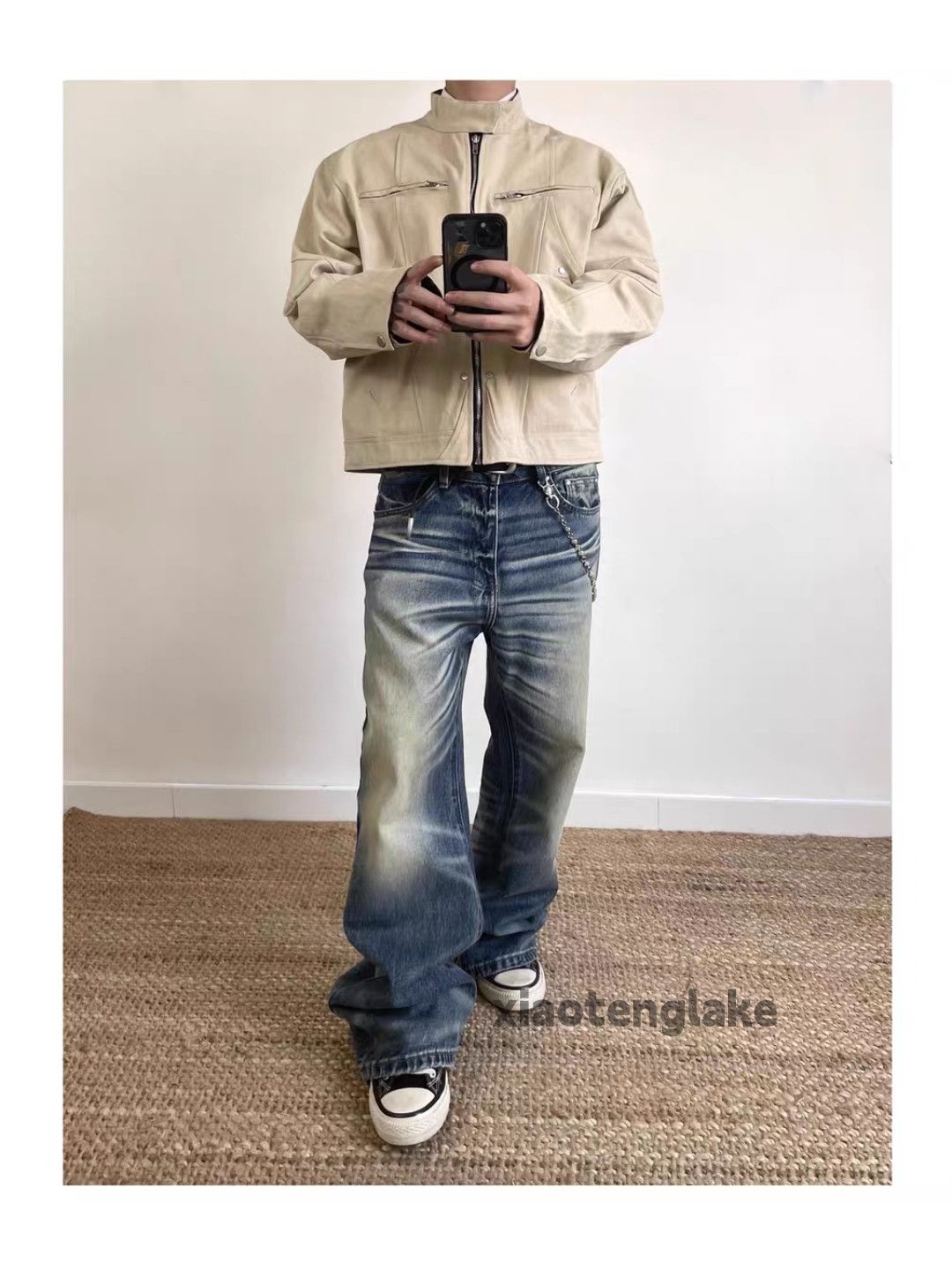 Jean xtl vintage washed faded cleanfit yuppie bootcut jeans Size US 36 / EU 52 - 3 Thumbnail