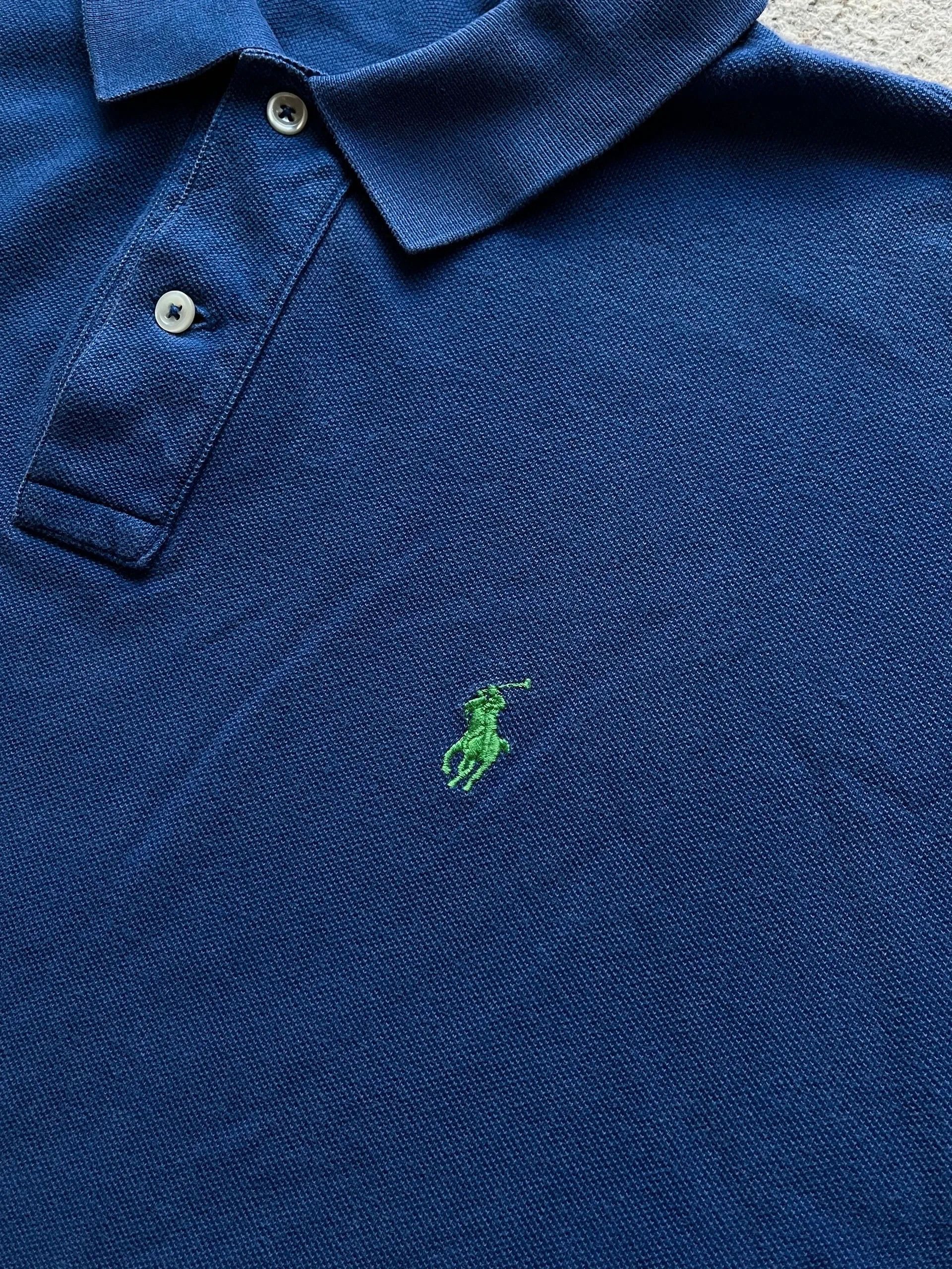 Polo Ralph Lauren Polo Ralph Lauren Small Pony Blue Polo Shirt Sz L Size US L / EU 52-54 / 3 - 7 Thumbnail