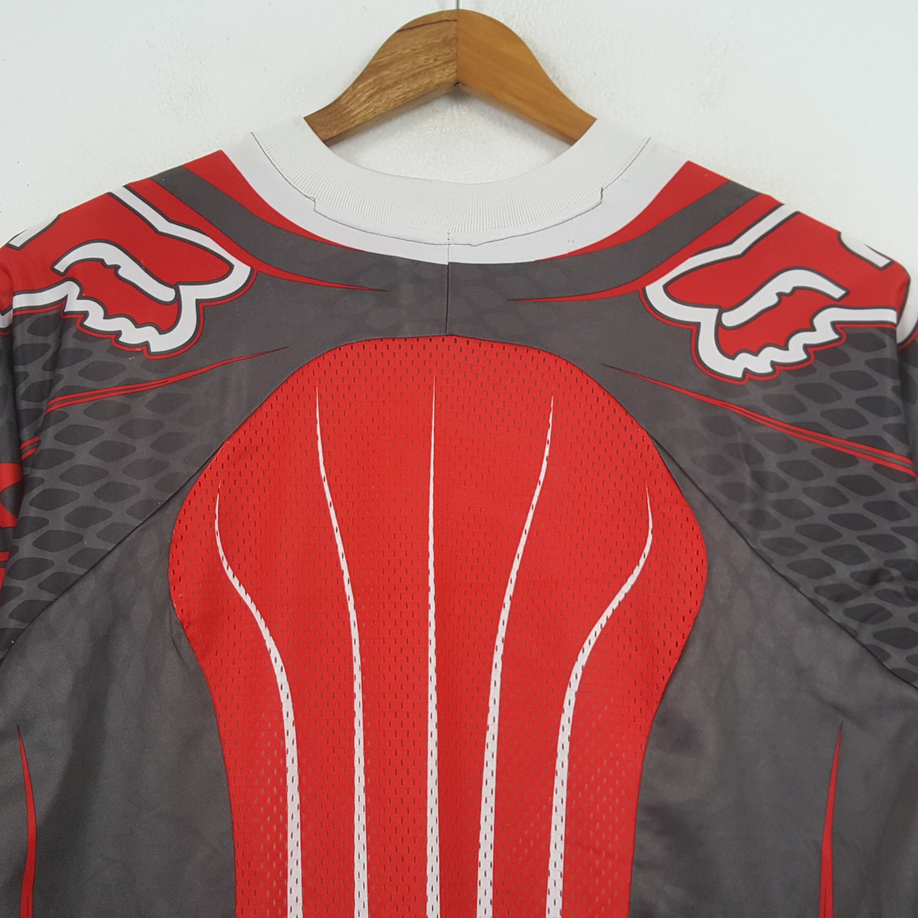 Fox Racing × Vintage Vintage FOX RACING Motorsports Racing Jersey C285N69 Size US XL / EU 56 / 4 - 4 Thumbnail
