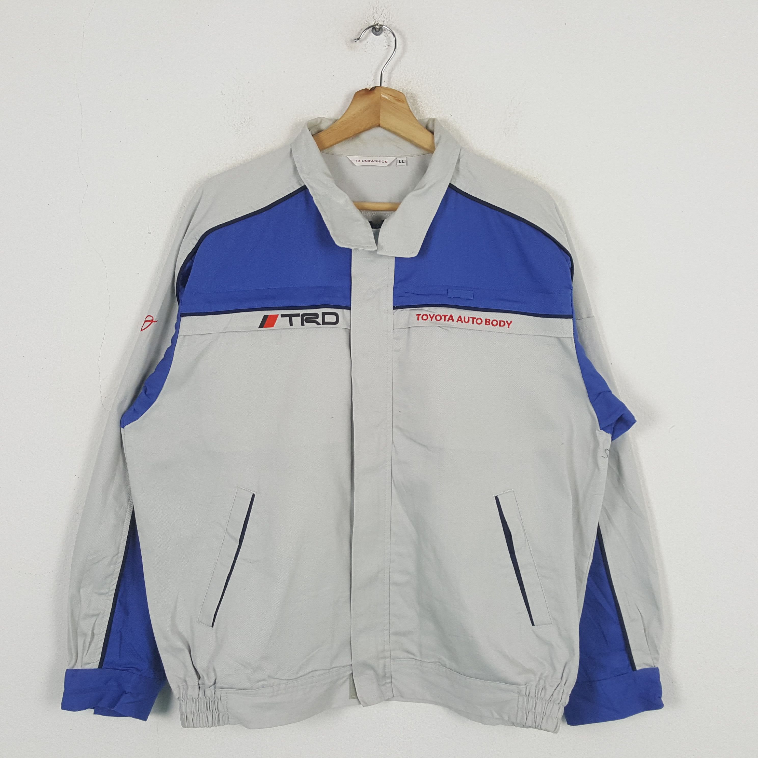 Japanese Brand × Vintage Vintage TRD Toyota Motorsports Racing Japanese Brand Jacket Size US L / EU 52-54 / 3 - 3 Thumbnail