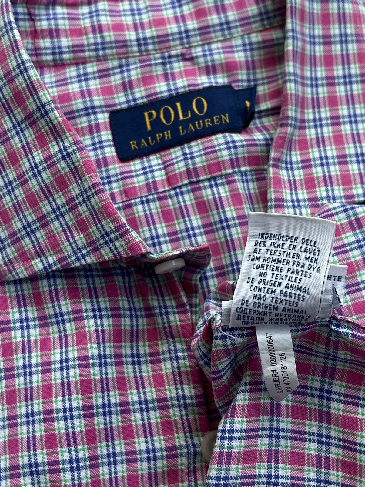 Polo Ralph Lauren Polo Ralph Lauren Shirt Long Sleeve Plaid Button-Up Size US M / EU 48-50 / 2 - 3 Thumbnail