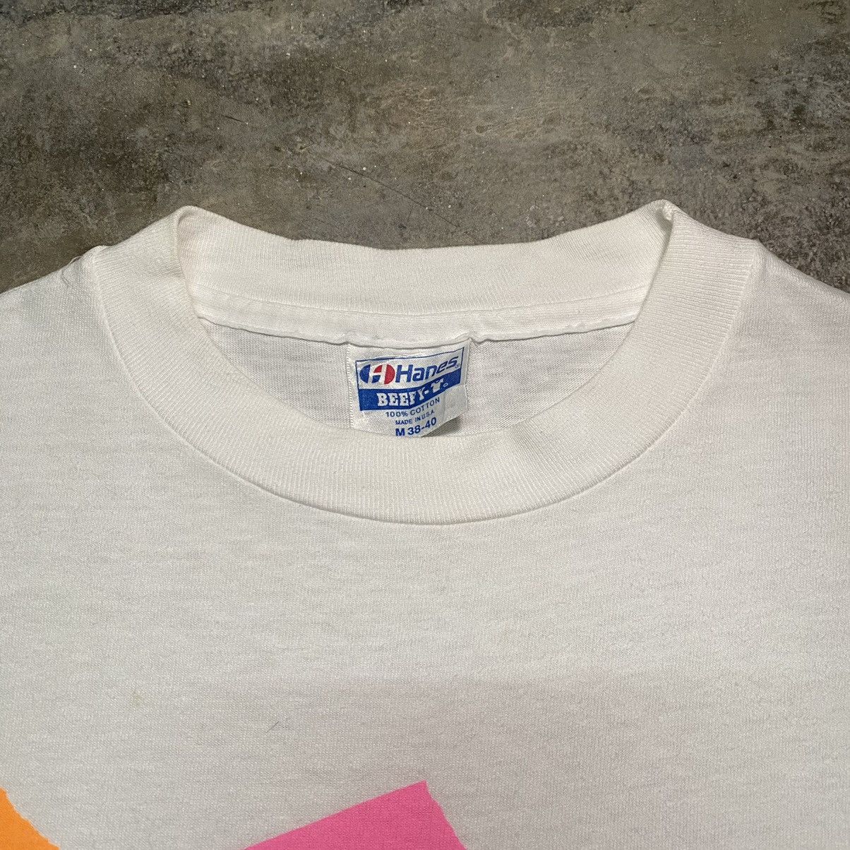 Hanes × Vintage Vintage 80’s Hawaii Par.Avion Honolulu T Shirt Size US M / EU 48-50 / 2 - 2 Thumbnail