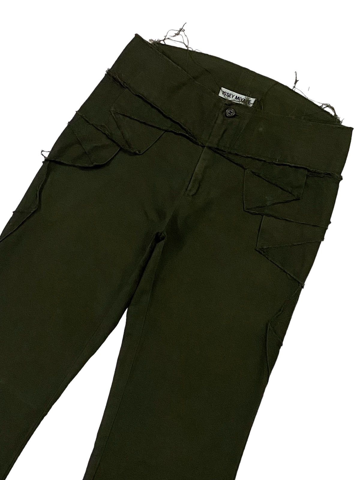 Issey Miyake Issey Miyake 2002 Flod Waist Bootcut Trousers Pants Size US 30 / EU 46 - 15 Thumbnail