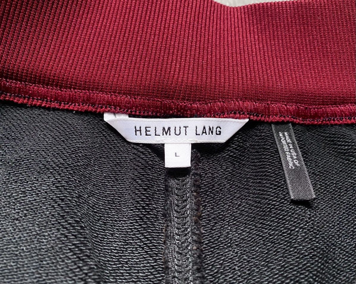 Women’s Helmut Lang Side Stripe Heavy Sweatpants Asymmetric