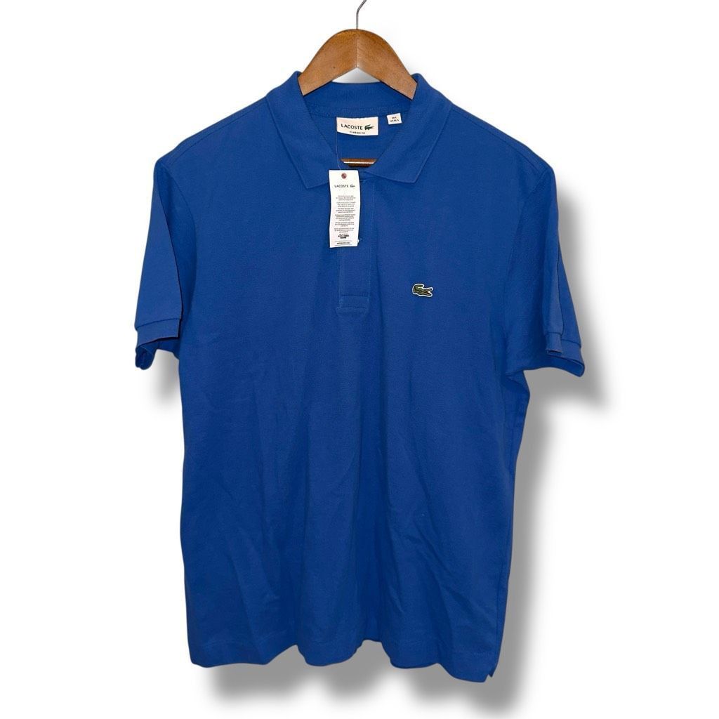Lacoste NWT Lacoste Blue Devanlay Pique Mesh Polo Shirt Size L 5 Size US L / EU 52-54 / 3 - 1 Thumbnail