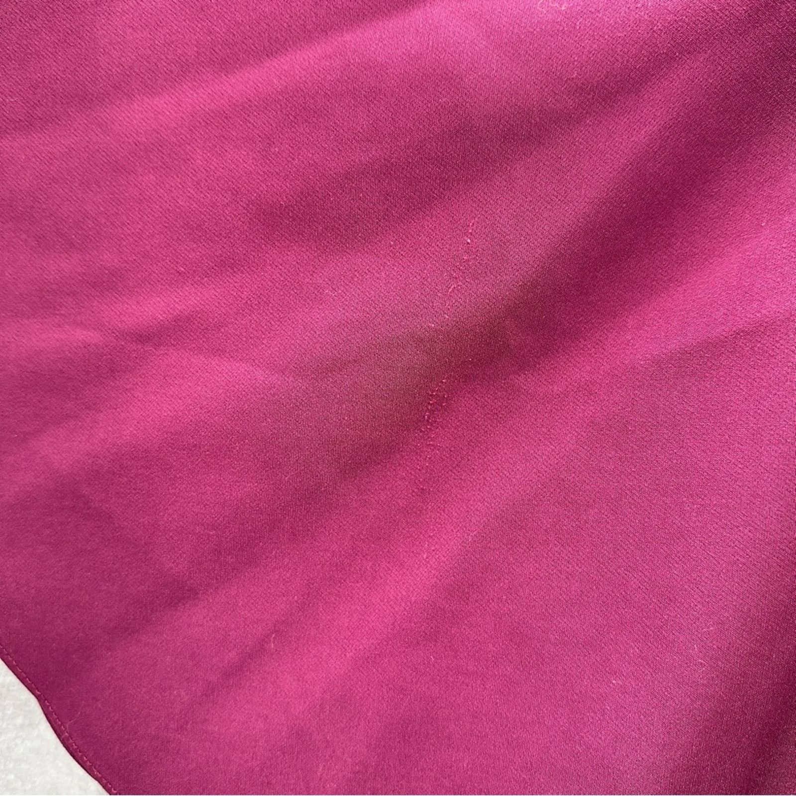 MILLY RTR Milly Cady Large Bell Ruffle Sleeve Wine Mini Dress Sz 8 Size M / US 6-8 / IT 42-44 - 13 Thumbnail