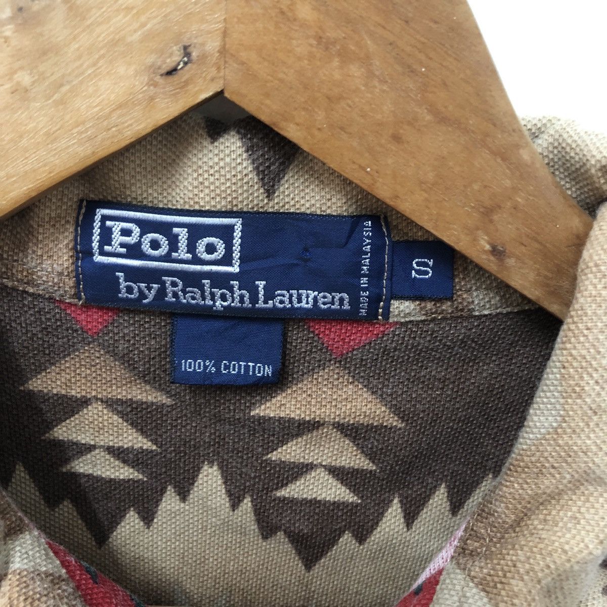 Polo Ralph Lauren Vintage Polo Ralph Lauren Navajo Polo Shirt Rare Size US S / EU 44-46 / 1 - 7 Thumbnail