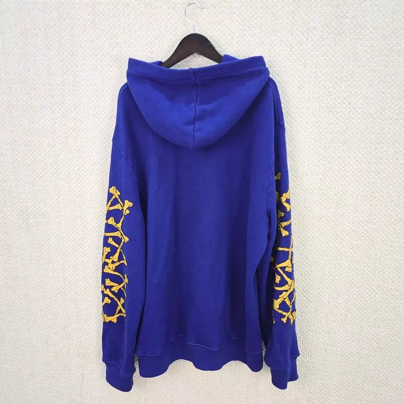 Amiri purple spring tree bone hooded sweatshirt