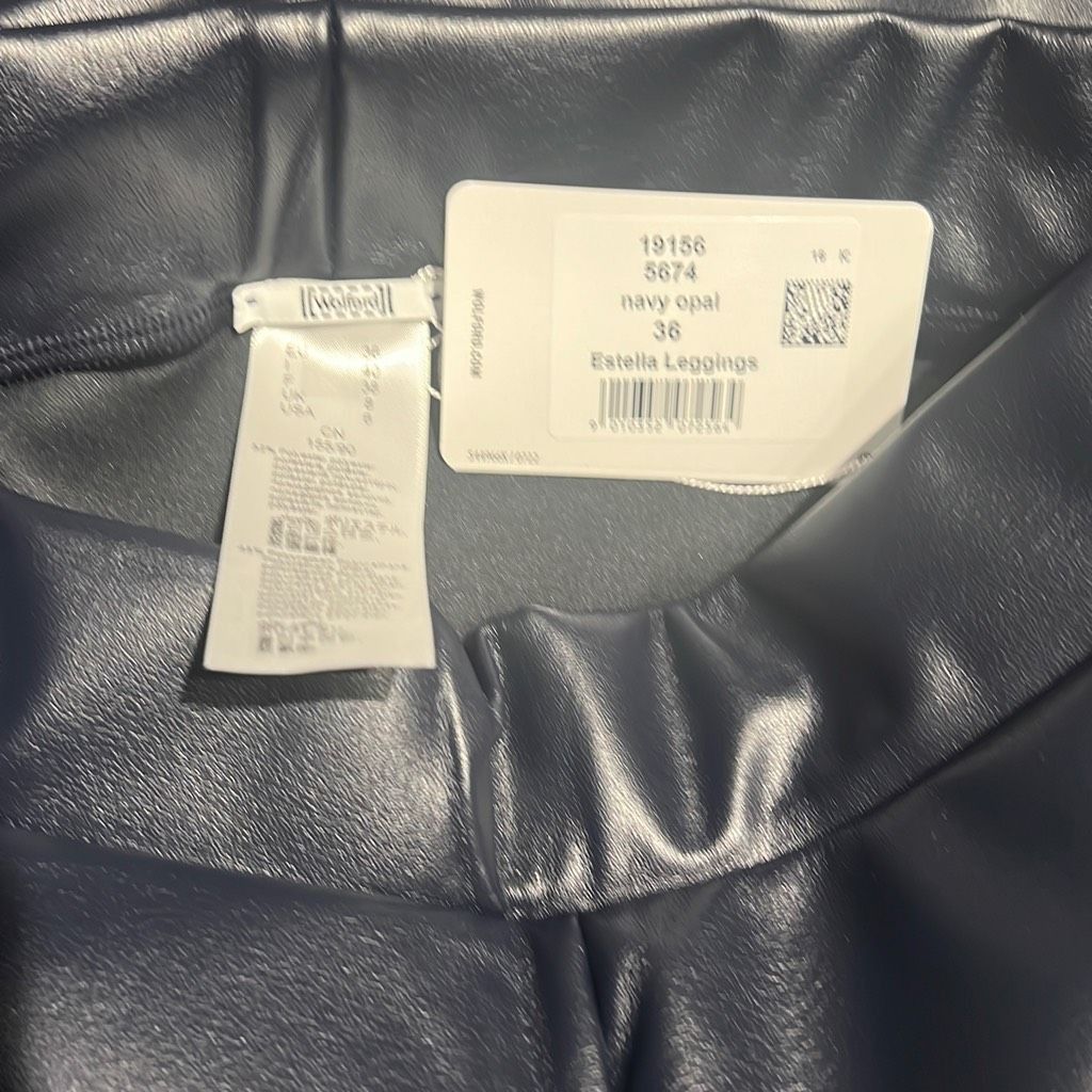 Wolford NWT Wolford Estella Faux Vegan Leggings Sz 6 Size 27" / US 4 / IT 40 - 11 Thumbnail