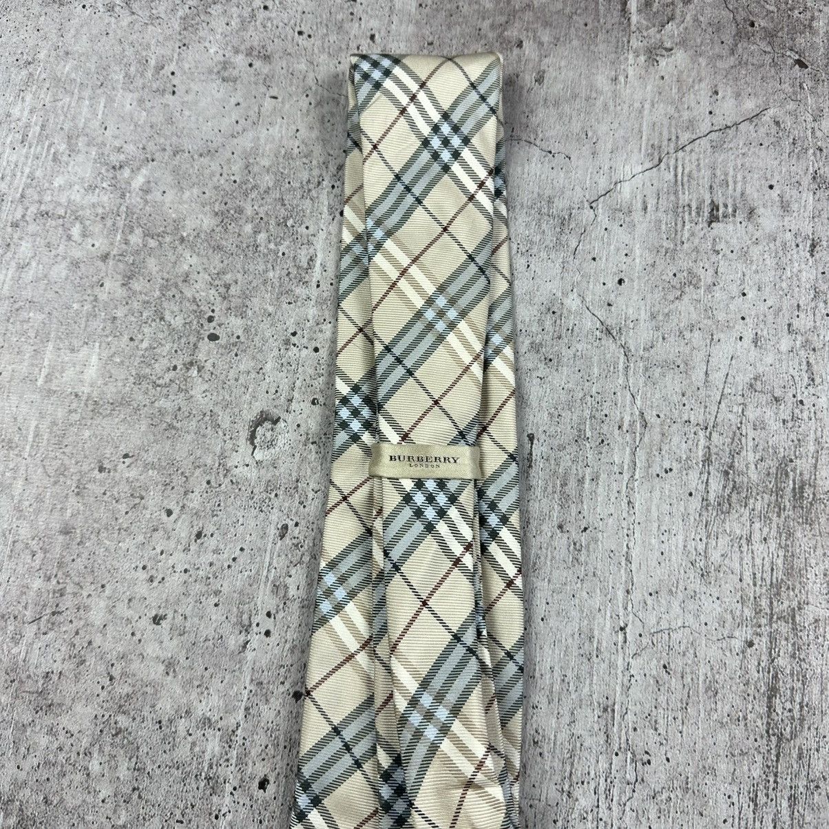 Burberry Men's Vintage Burberry London Nova Check Tie Size ONE SIZE - 5 Thumbnail