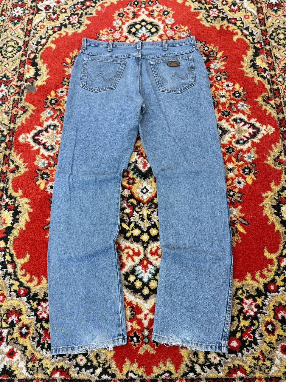 Wrangler Vintage Wrangler Straight Fit Jeans if6was style Size US 33 - 10 Thumbnail