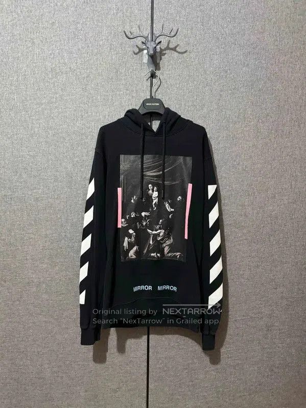 Off-White Off-White Black Graphic Print Hoodie . Size US S / EU 44-46 / 1 - 1 Thumbnail