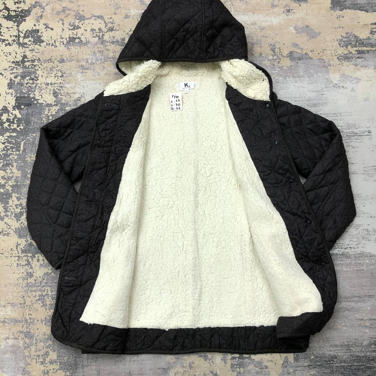 Japanese Brand × Michiko Koshino Y351 MICHIKO KOSHINO DOWN SHERPA JACKET Size L / US 10 / IT 46 - 3 Thumbnail