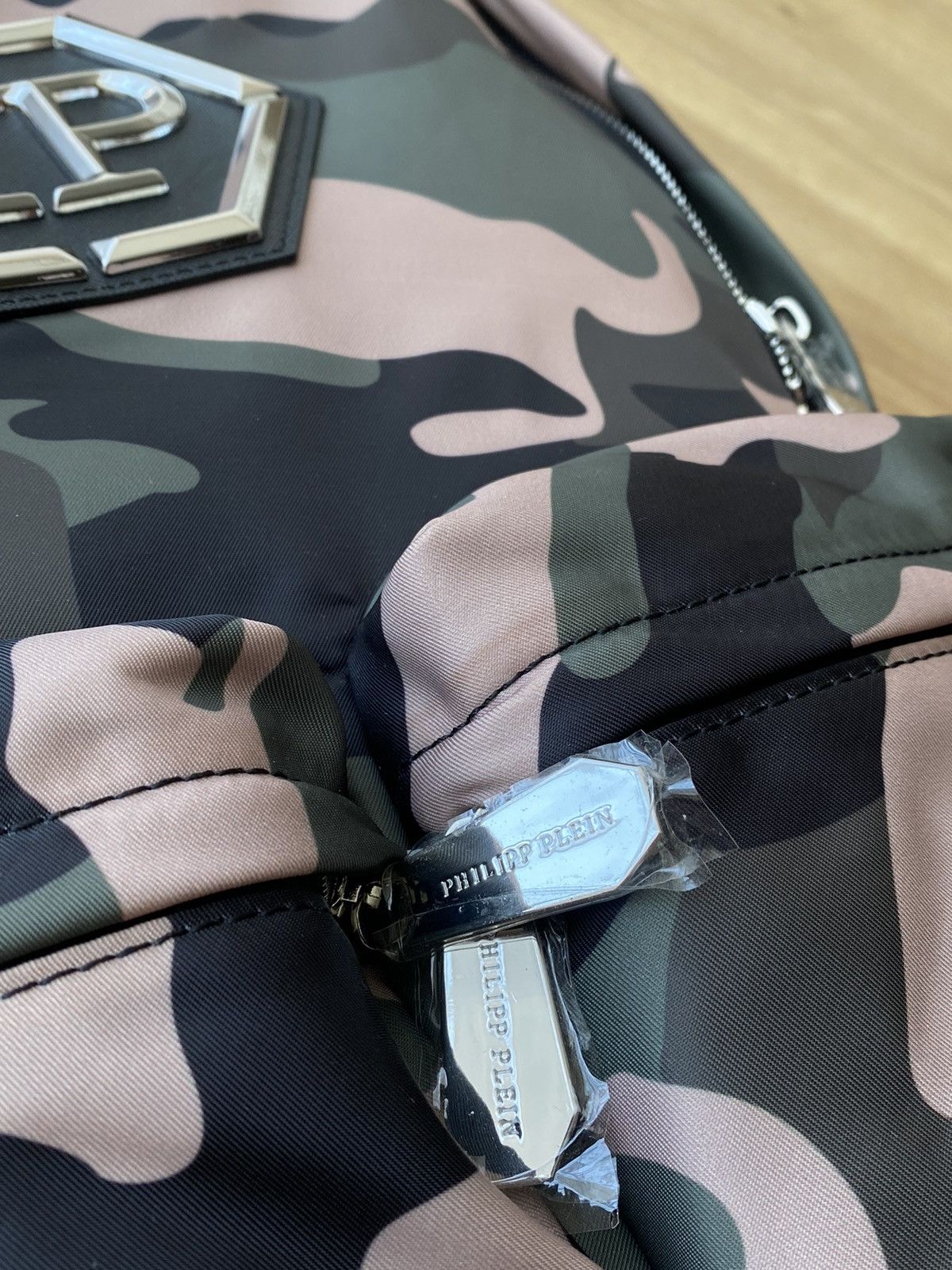 Philipp Plein Philipp Plein Hexagon Camo Backpack y2k Size ONE SIZE - 4 Thumbnail