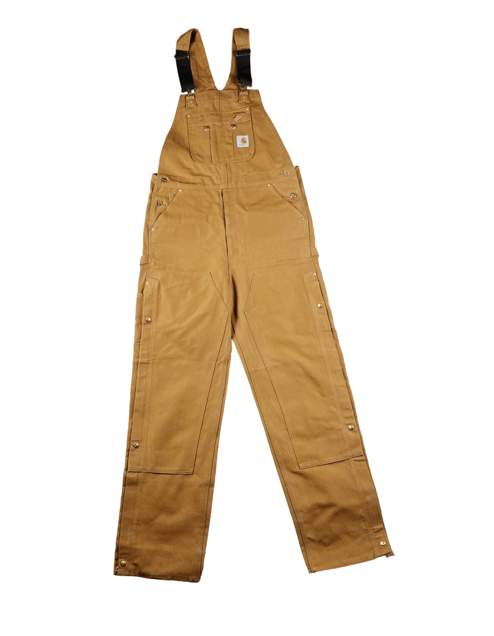 image of Carhartt R37-Brn Overall Pants 34X36 in Brown, Men's