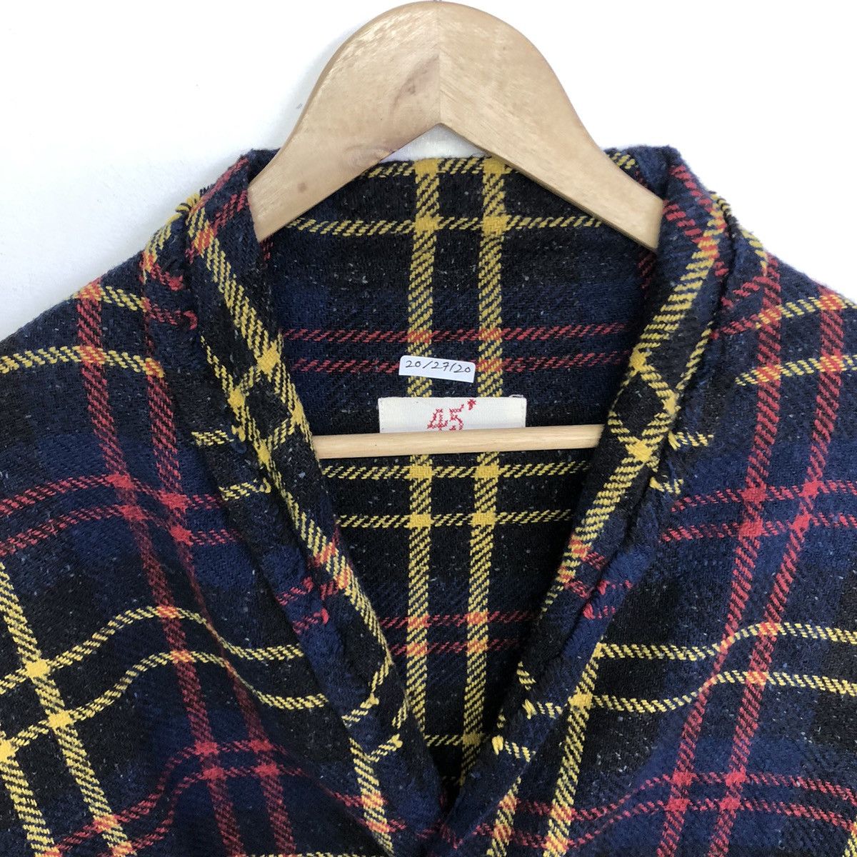 45rpm 45 RPM Tartan Pleated Knitt Cardigan Outerwear Size US M / EU 48-50 / 2 - 11 Thumbnail
