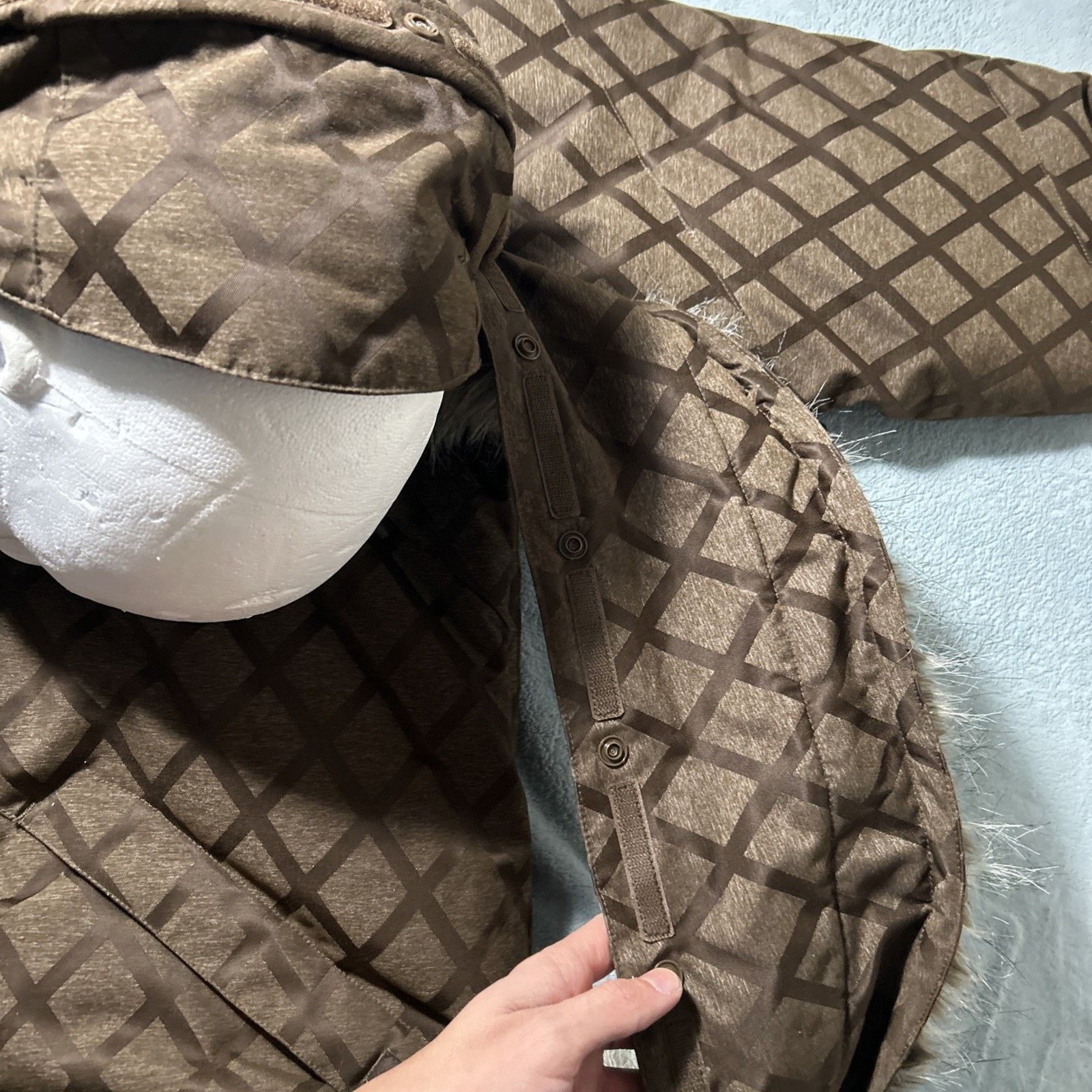 Burton BURTON Mushroom Dryride Fur Hood Goose Down Puff Jacket Med Size US M / EU 48-50 / 2 - 17 Thumbnail