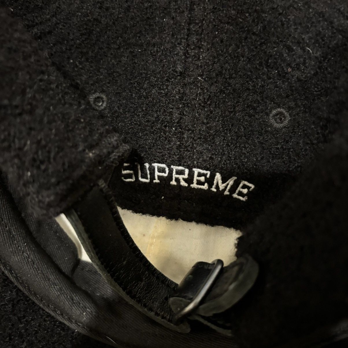 Supreme Supreme Wool S Logo 6-Panel Hat Size ONE SIZE - 5 Thumbnail