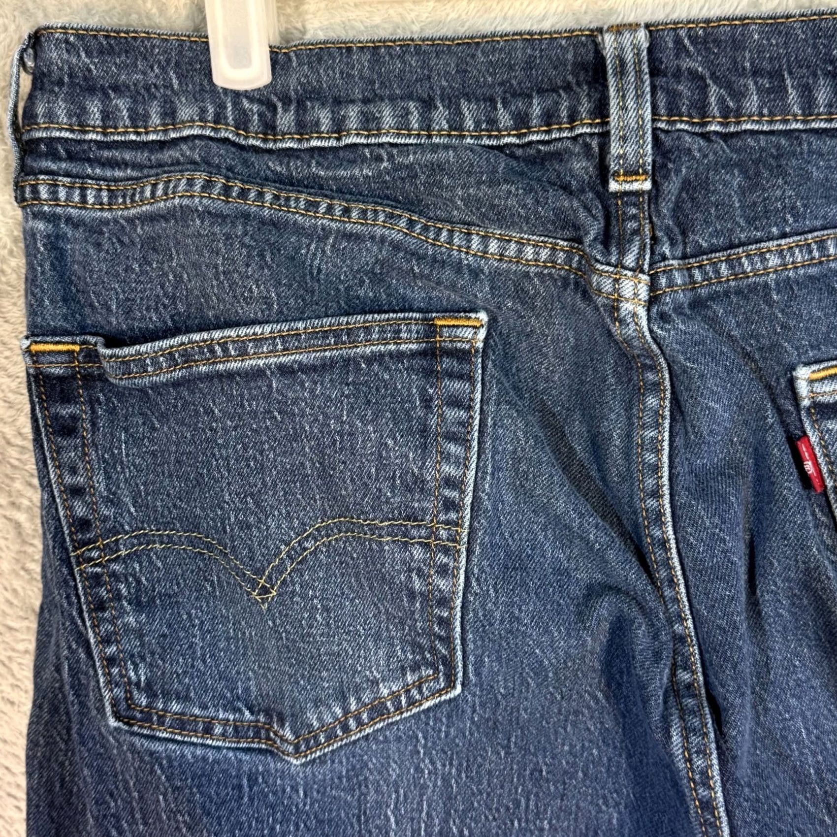 Levi's Levi’s 505 Jeans Men’s 34x32 Blue Denim Stretch Mid-Rise Straight Leg Jeans Mens Regular 34 Blue Denim Stretch 505 Straight Leg Jeans Size US 34 / EU 50 - 6 Thumbnail
