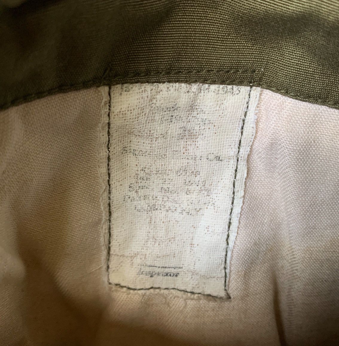 Vintage RARE! TRUE VINTAGE 40S FIELD JACKET M 1943 WWII INSPECTOR Size US S / EU 44-46 / 1 - 16 Thumbnail