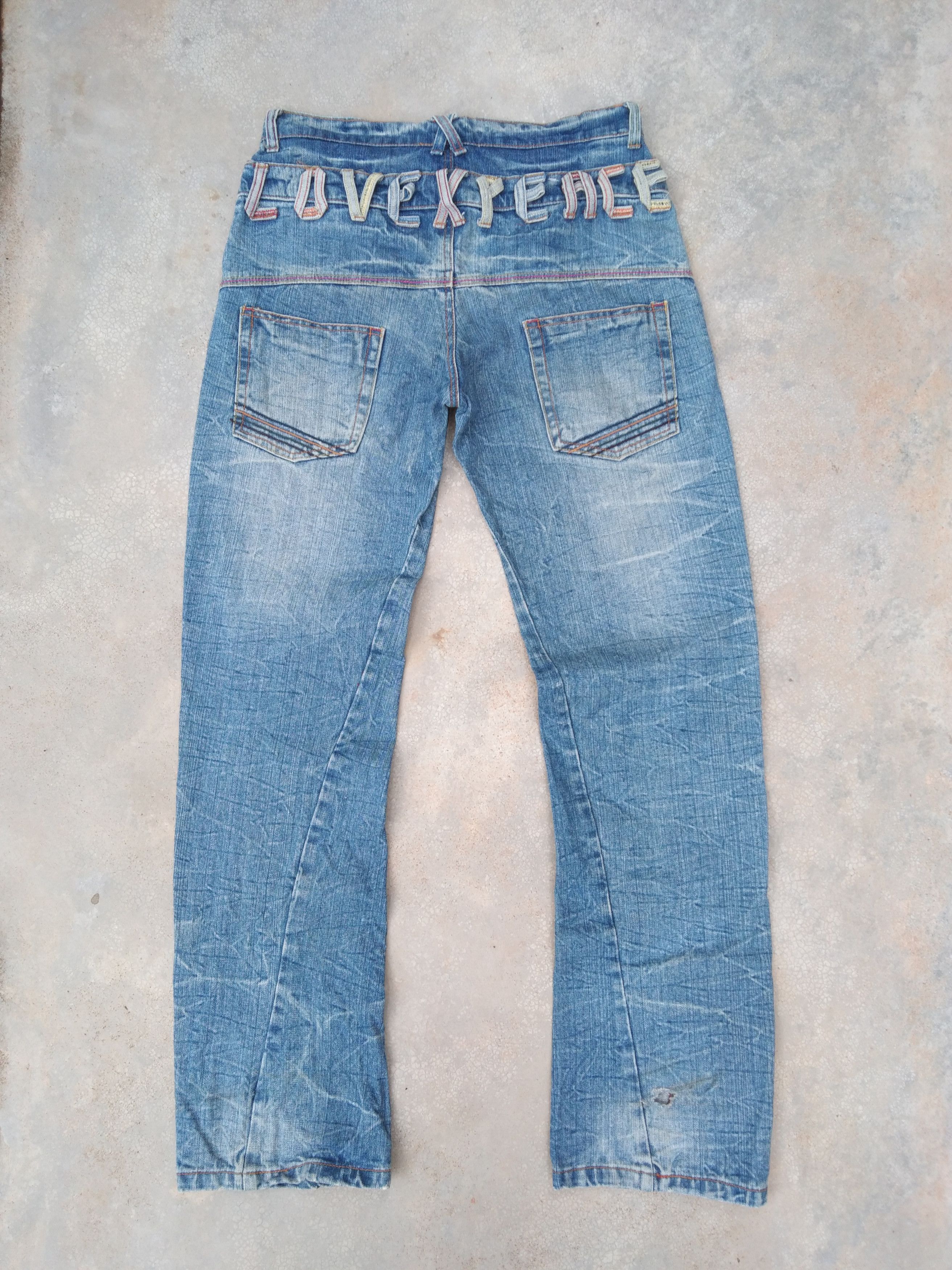 Japanese Brand Vintage Japanese Double Waist Engineered Retro Punk Jeans Size US 31 - 2 Thumbnail