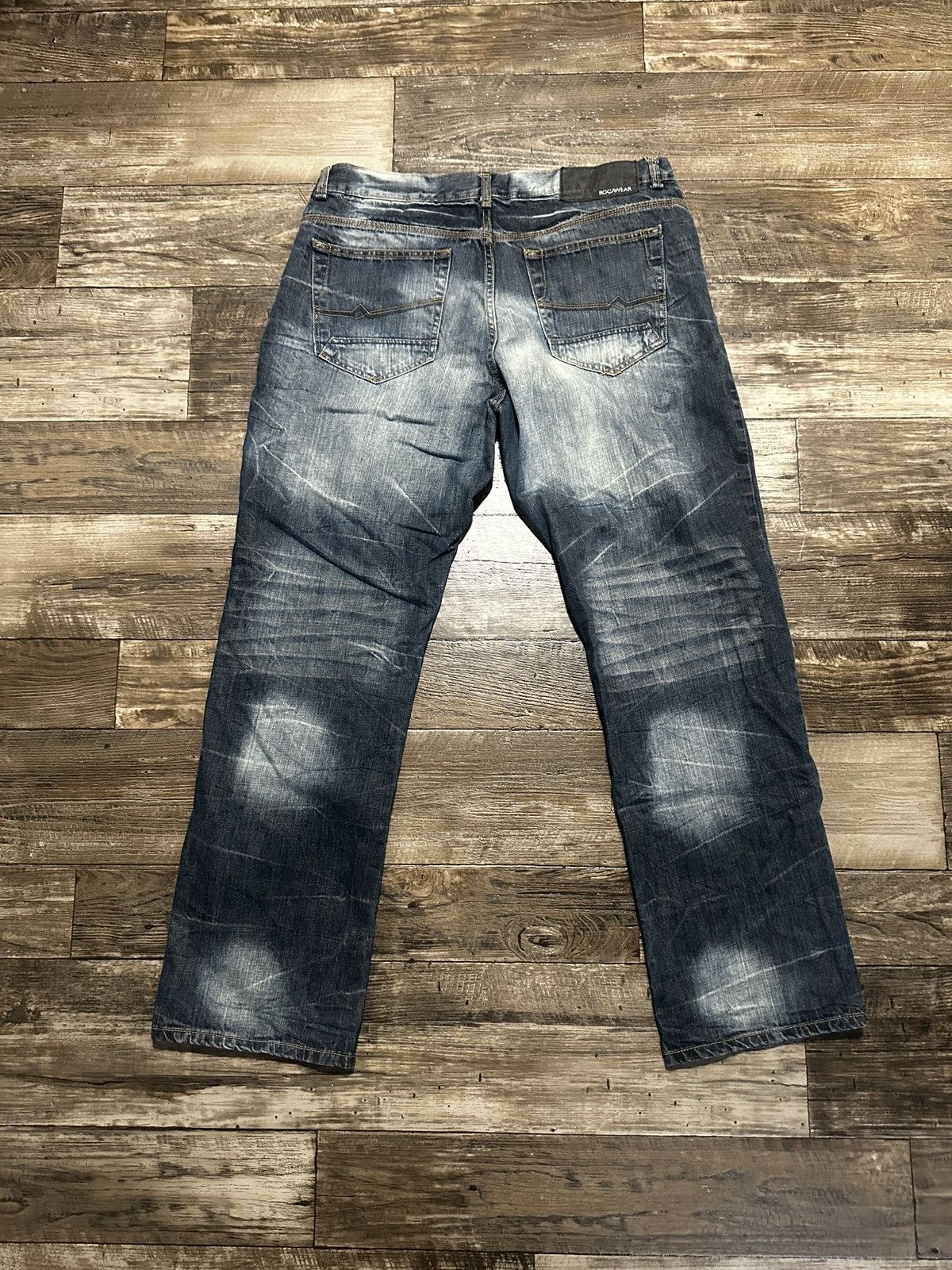 Rocawear Rocawear Y2K Faded Denim Jeans Size US 38 / EU 54 - 2 Thumbnail
