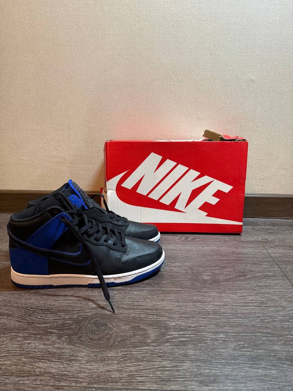 Nike Nike Dunk High Retro SE Black Royal Blue (DD3359-001) Size US 10.5 / EU 43-44 - 1 Thumbnail