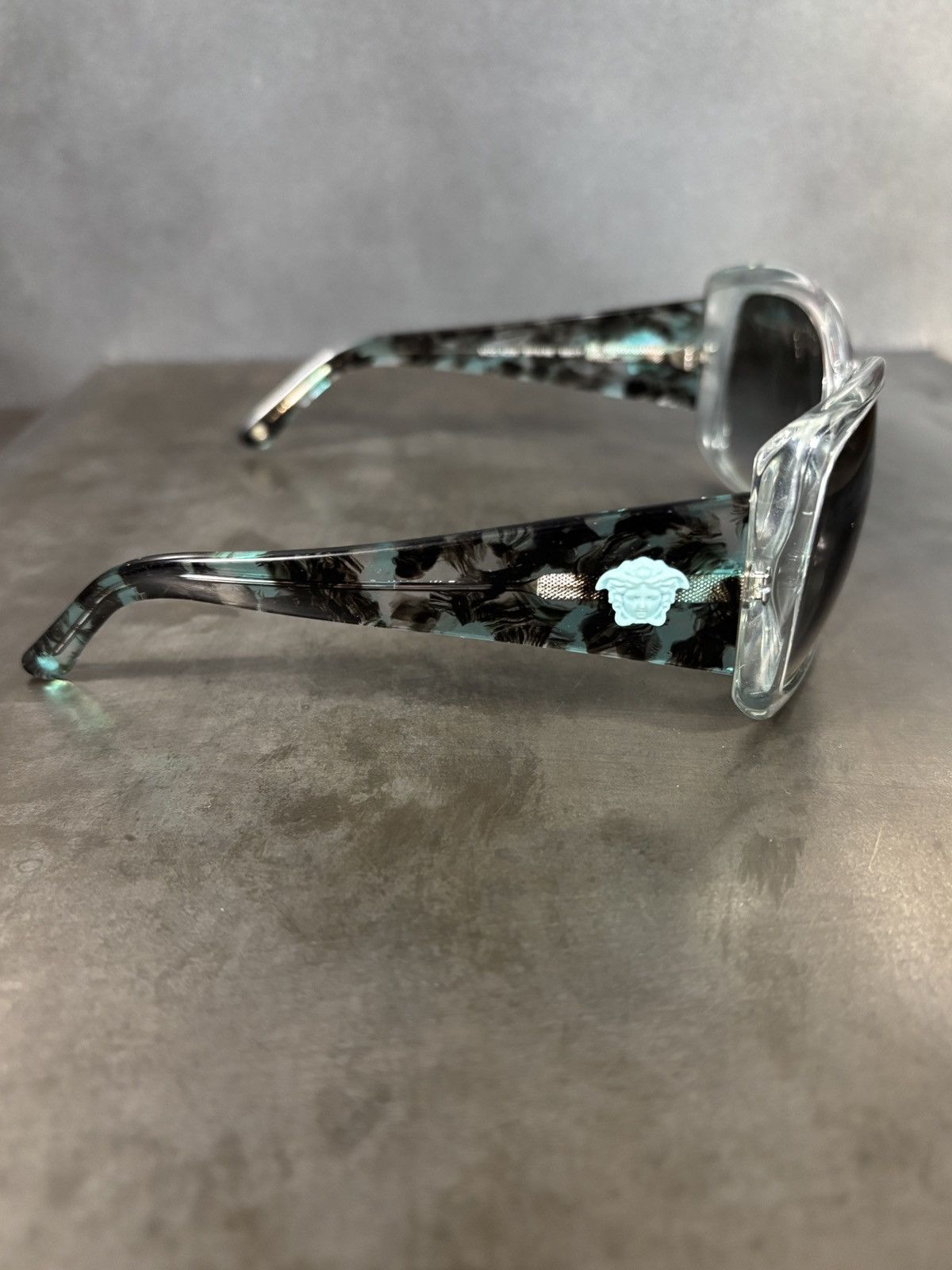 Versace Versace Sunglasses Mod 4235 Medusa Biggie Oversized Blue Size ONE SIZE - 16 Thumbnail