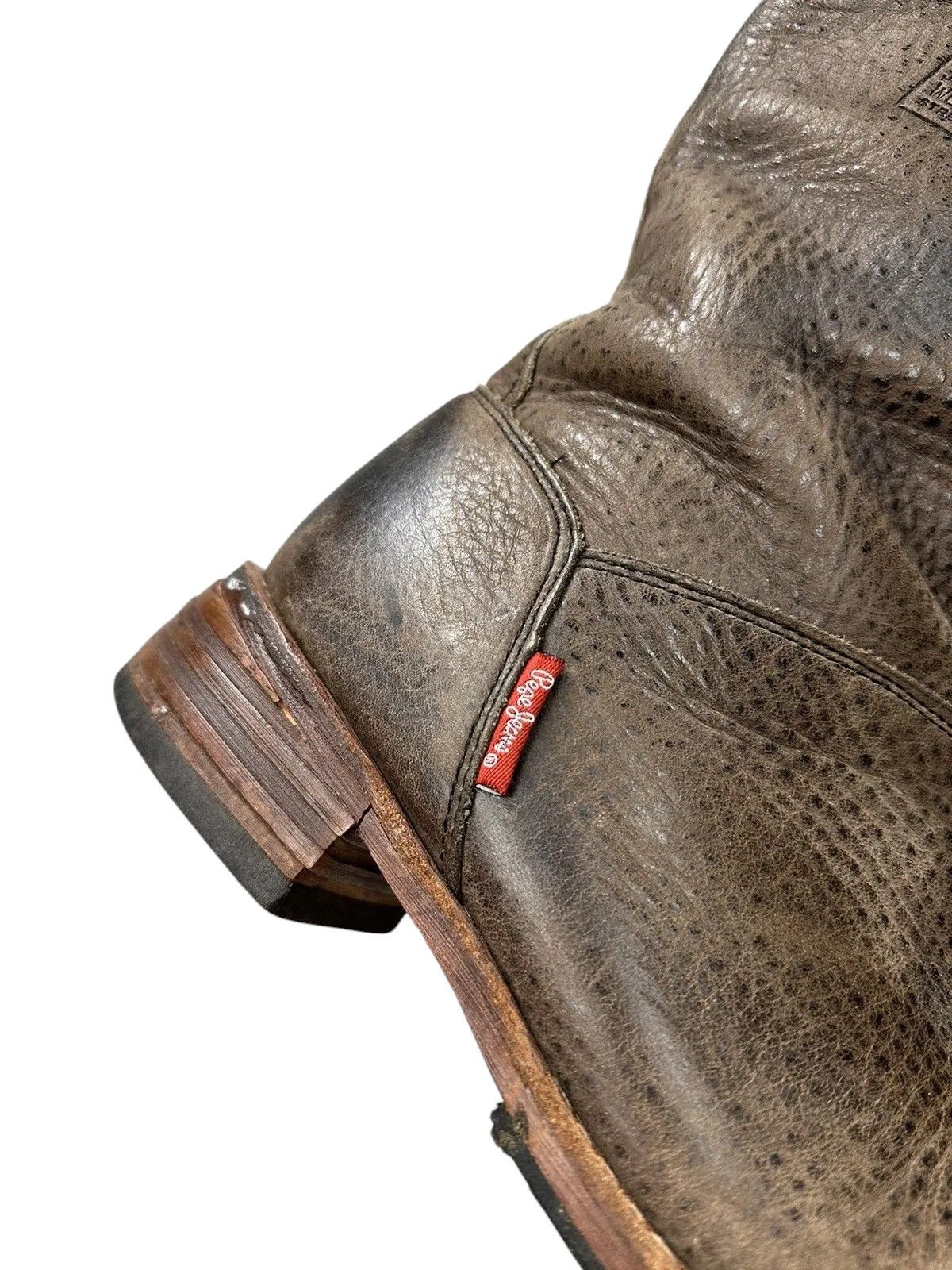 If Six Was Nine Leather Boots Vintage IfSixWasNine Guidi Style Margiela Vibe Size US 9 / IT 39 - 3 Thumbnail