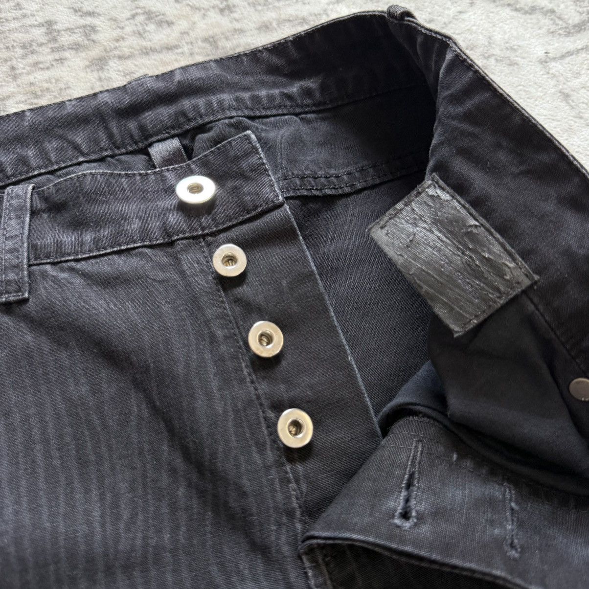 Balenciaga FW12 Balenciaga Wood Grain Texture Archive Denim Jeans Size US 28 / EU 44 - 11 Thumbnail