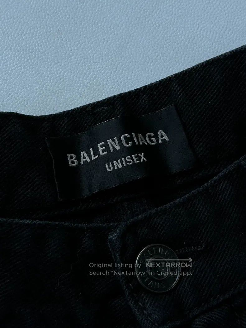 Balenciaga Balenciaga size L Fringe Denim Shorts Size US 27 - 3 Thumbnail