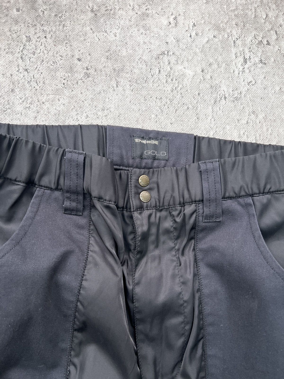 Energie × Junya Watanabe Y2K ENERGIE GOLD BAGGY NYLON JUNYAWATANABE STYLE PANTS Size US 33 - 9 Thumbnail