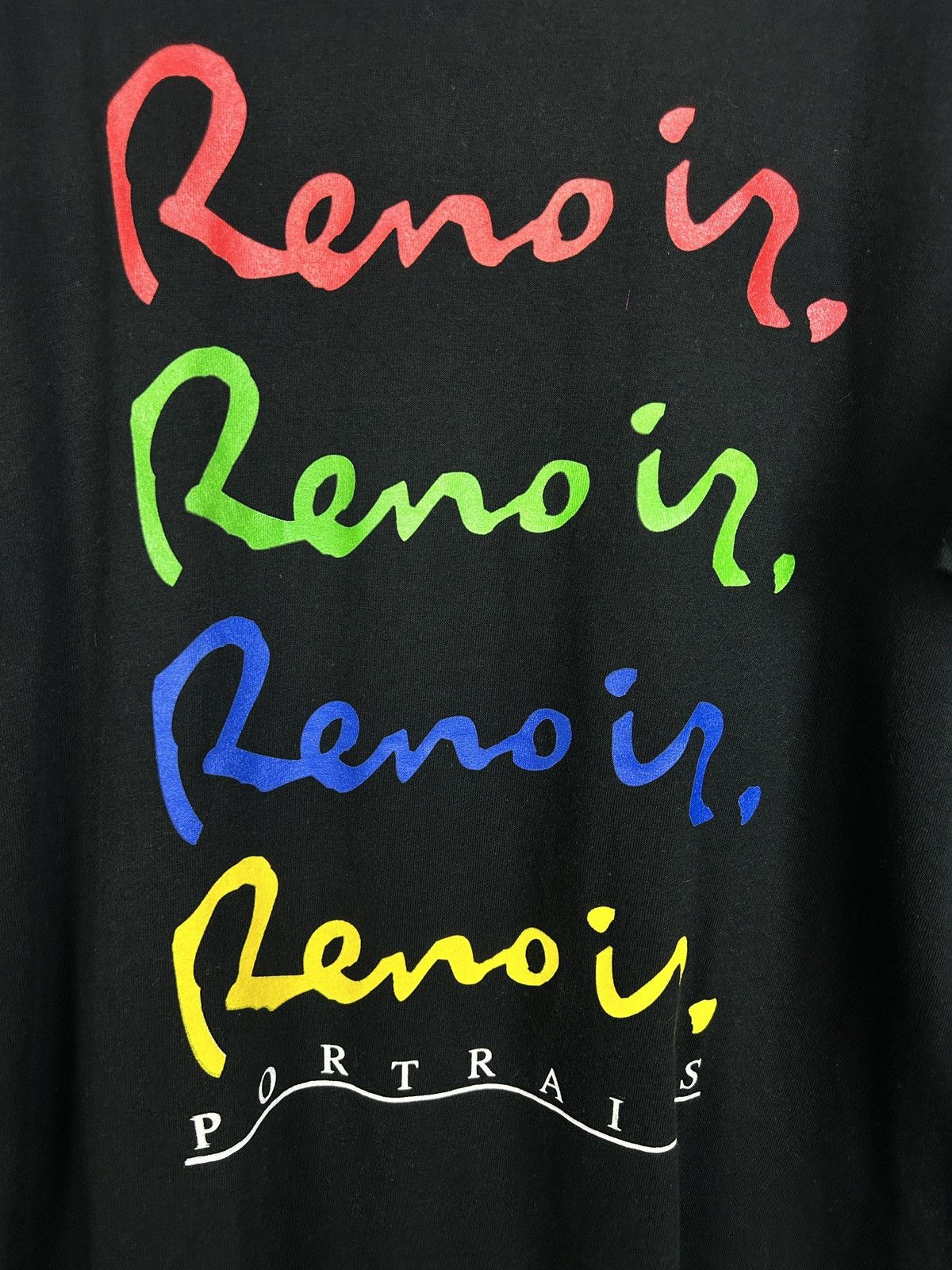 Vintage 90s Renoir Portraits Art National Gallery Of Canada T-Shirt Size US XL / EU 56 / 4 - 2 Thumbnail