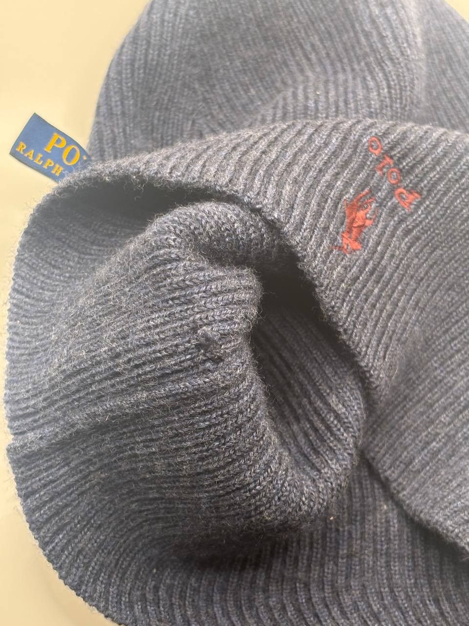 Polo Ralph Lauren Polo Ralph Lauren Merino Wool Beanie Navy Blue (Authentic) Size ONE SIZE - 14 Thumbnail
