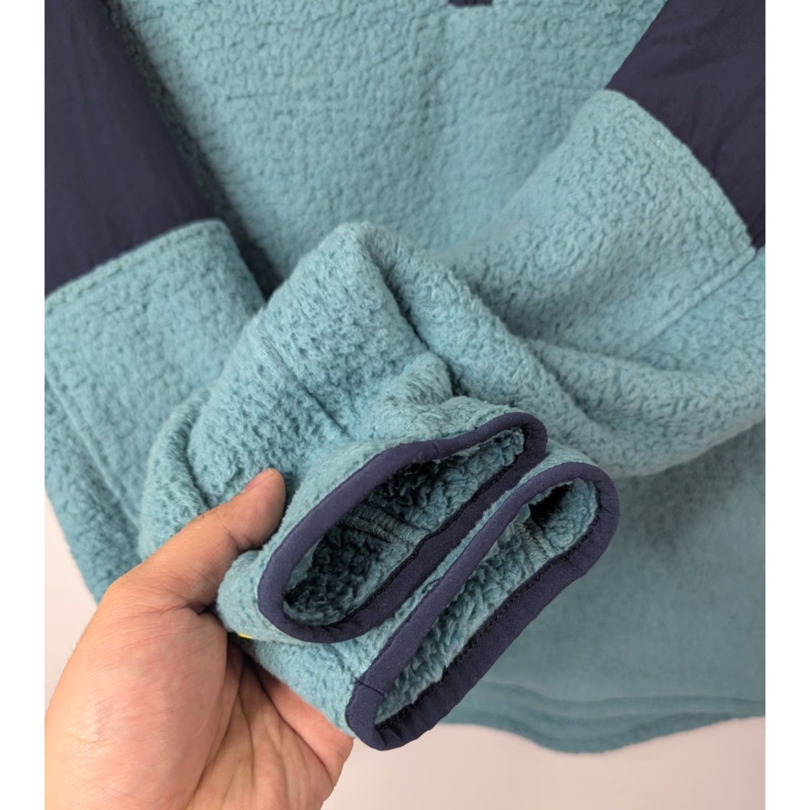Outerknown Outerknown Skyline 1/4 Zip Sweater Men's M Blue Fleece Pullover Size US M / EU 48-50 / 2 - 3 Thumbnail