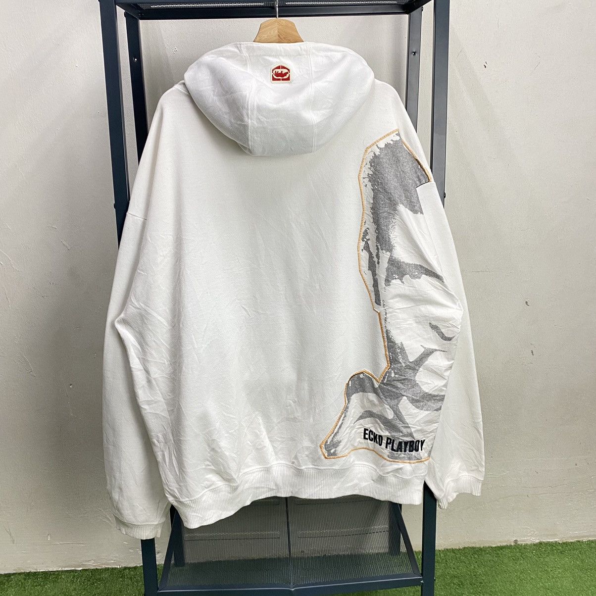Ecko Unltd. × Playboy × Vintage VERYRARE!! Vintage Ecko x Playboy Big Logo Hoodies Size XXL Size US XXL / EU 58 / 5 - 2 Thumbnail