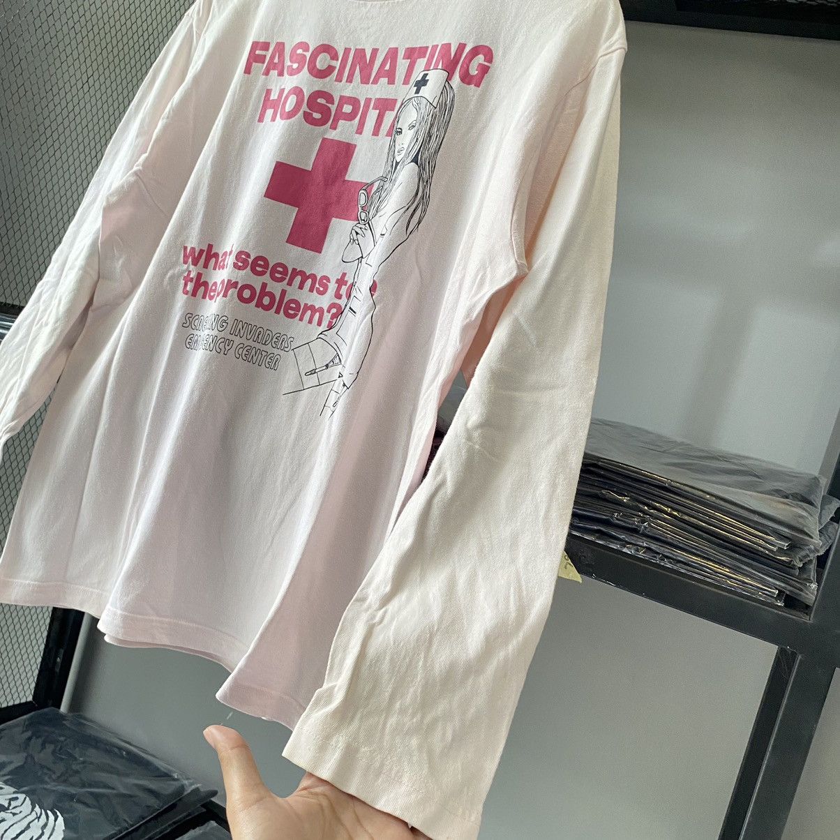 Japanese Brand × Seditionaries Vintage Y2K Screaming Invaders Fascinating Hospital Punk Tee Size US L / EU 52-54 / 3 - 7 Thumbnail