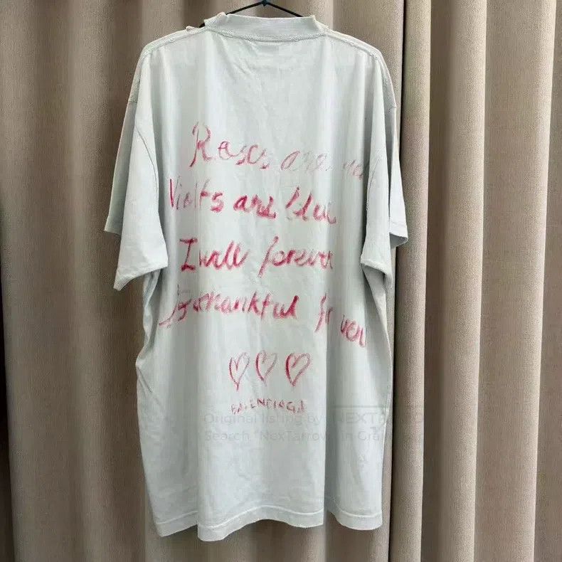 Balenciaga Balenciaga Valentine's Day Series Solid Logo Printed Short Size US M / EU 48-50 / 2 - 2 Thumbnail