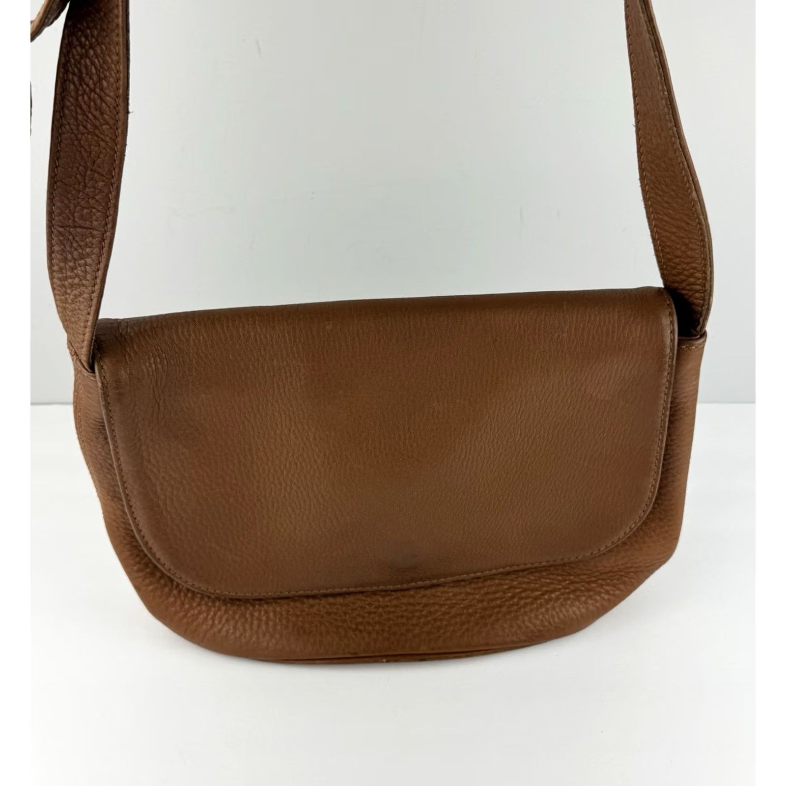 Coach VINTAGE Coach Bag Womens Sonoma Flap Bag 4903 Leather Brown Messenger USA 1990s Size ONE SIZE - 2 Thumbnail