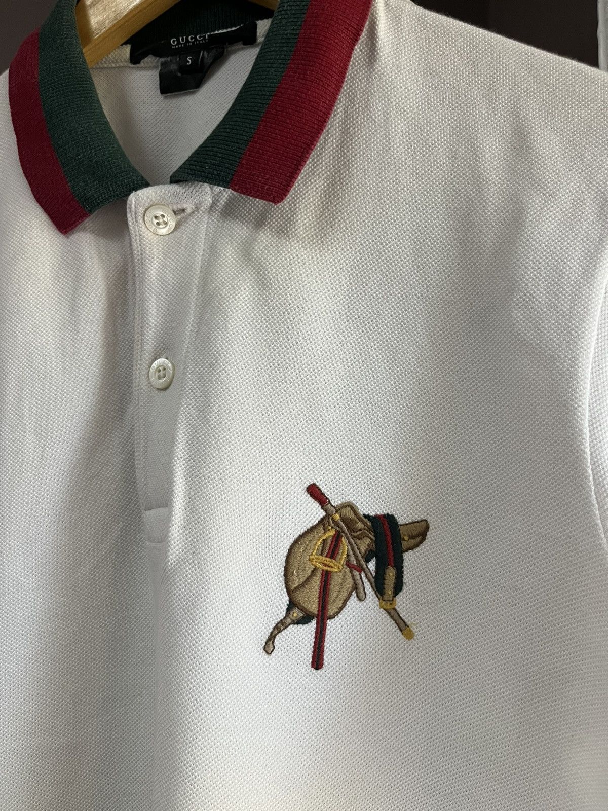 Gucci Vintage Gucci Luxury Polo Size US S / EU 44-46 / 1 - 3 Thumbnail