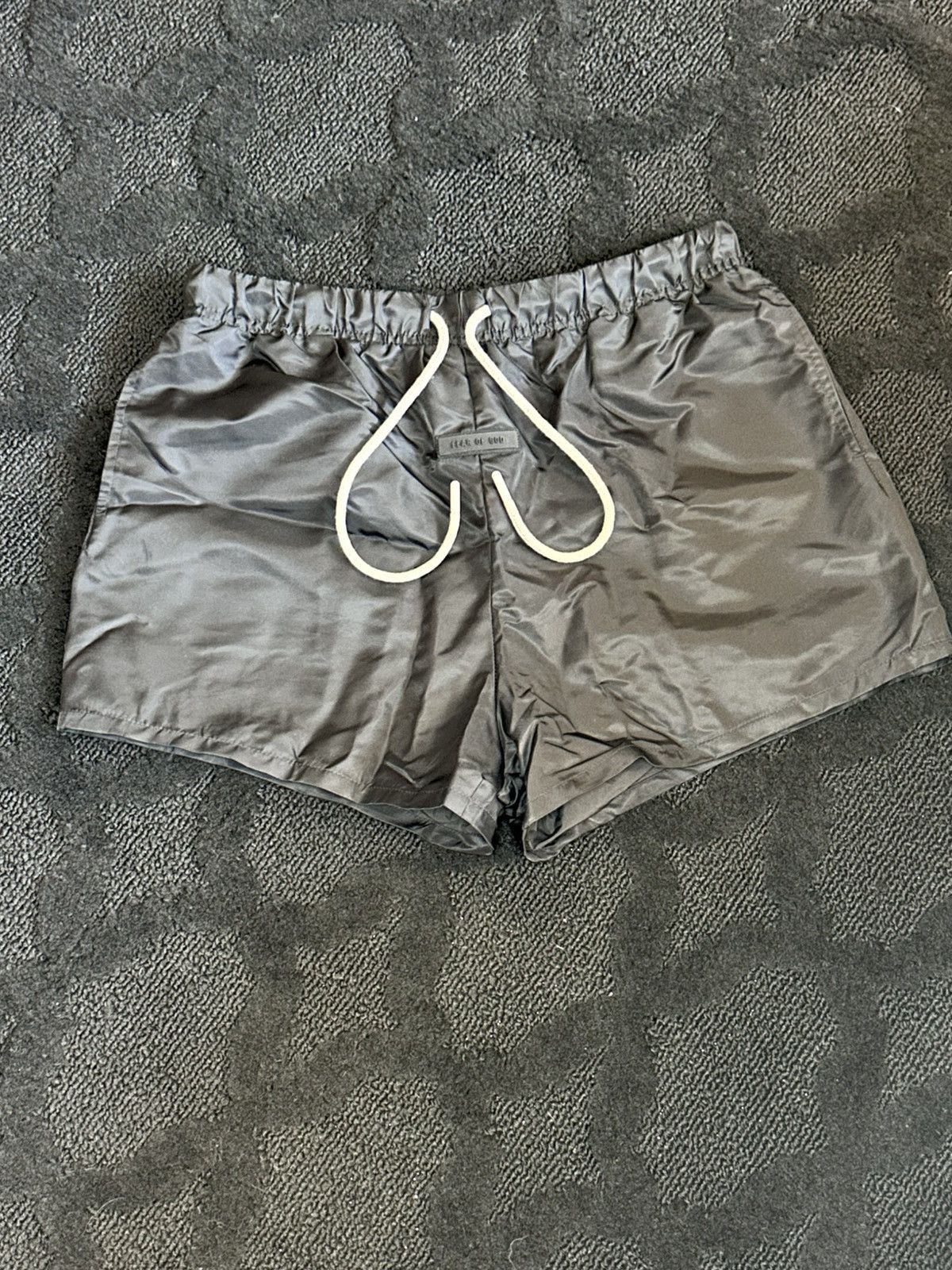 Fear of God Fear of God Medium Black Running Shorts Size US 33 - 4 Thumbnail