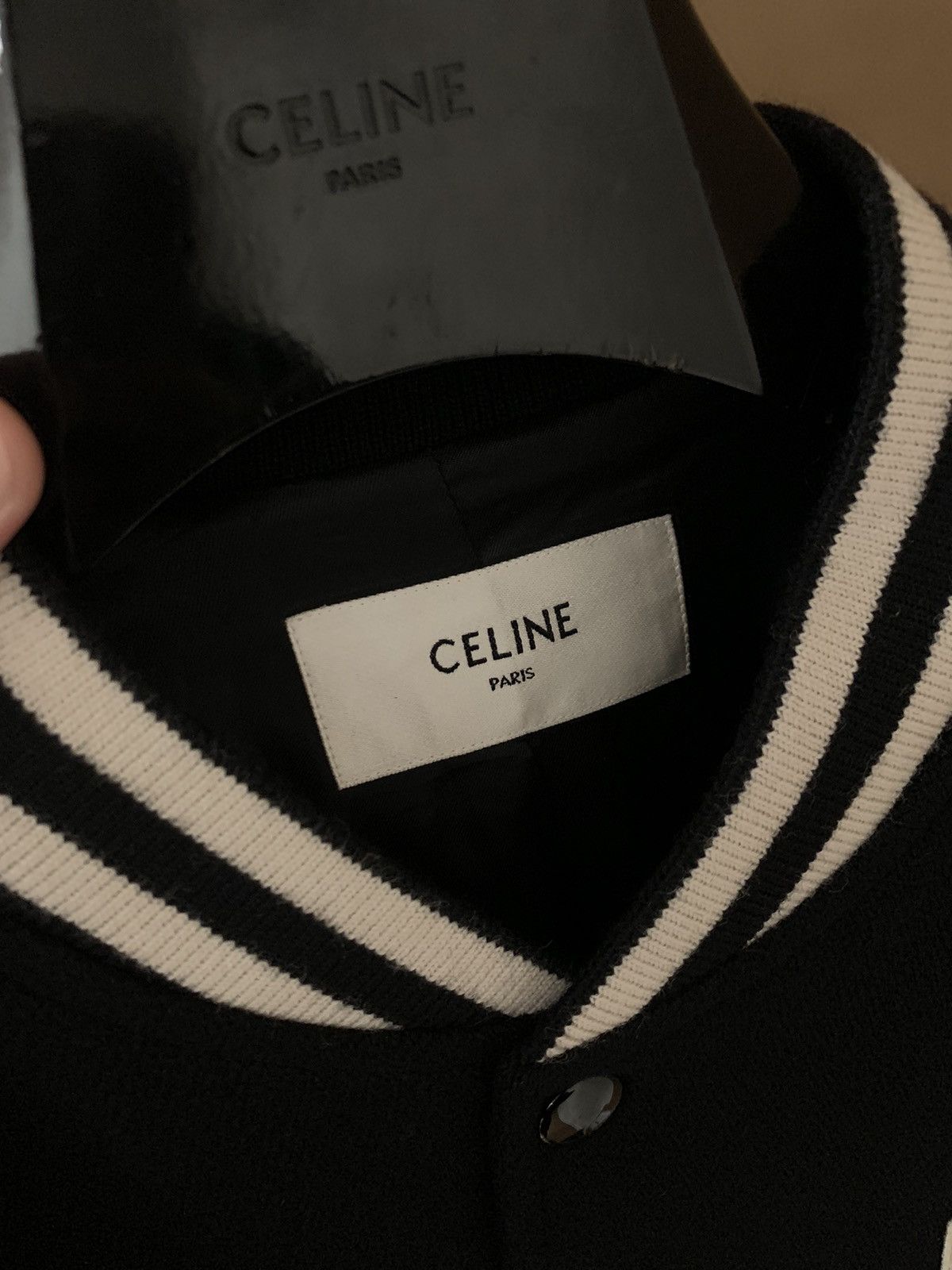 Celine Celine 2025SS Black and White Wool “C” teddy Size US L / EU 52-54 / 3 - 2 Thumbnail